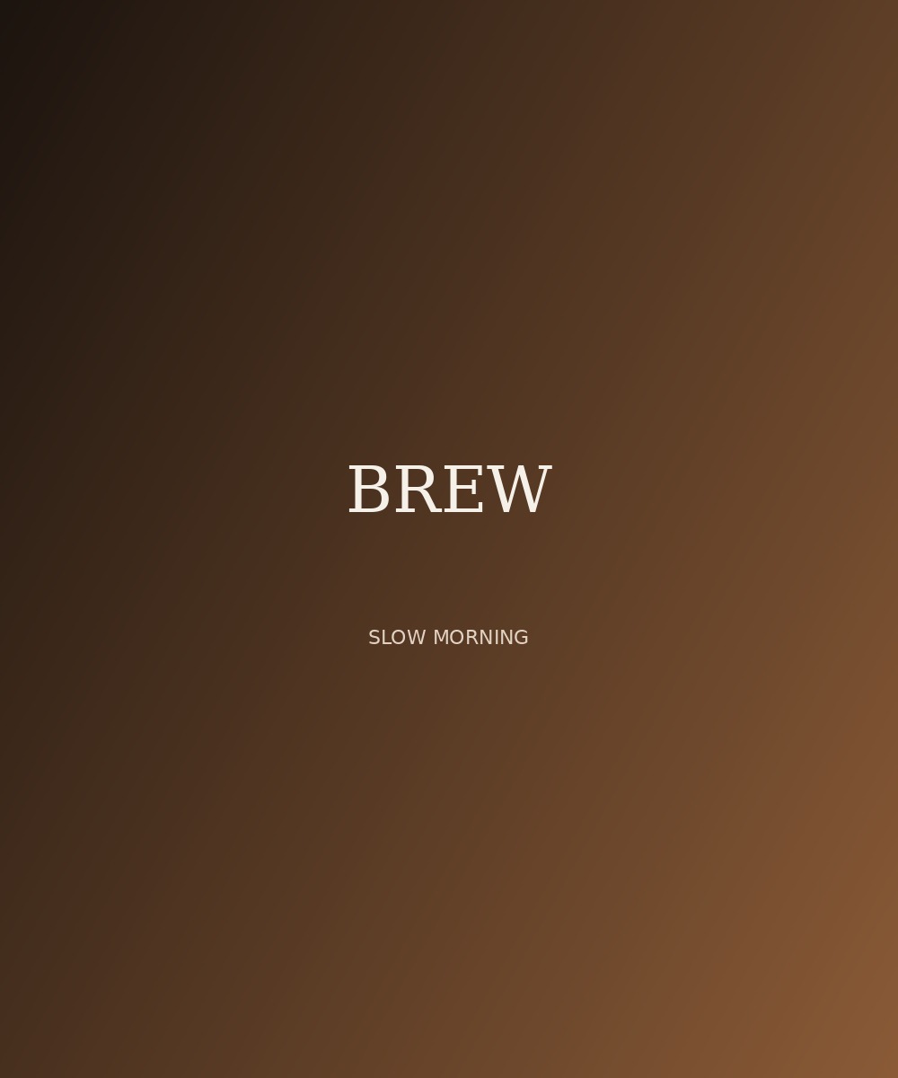Coffee brewing