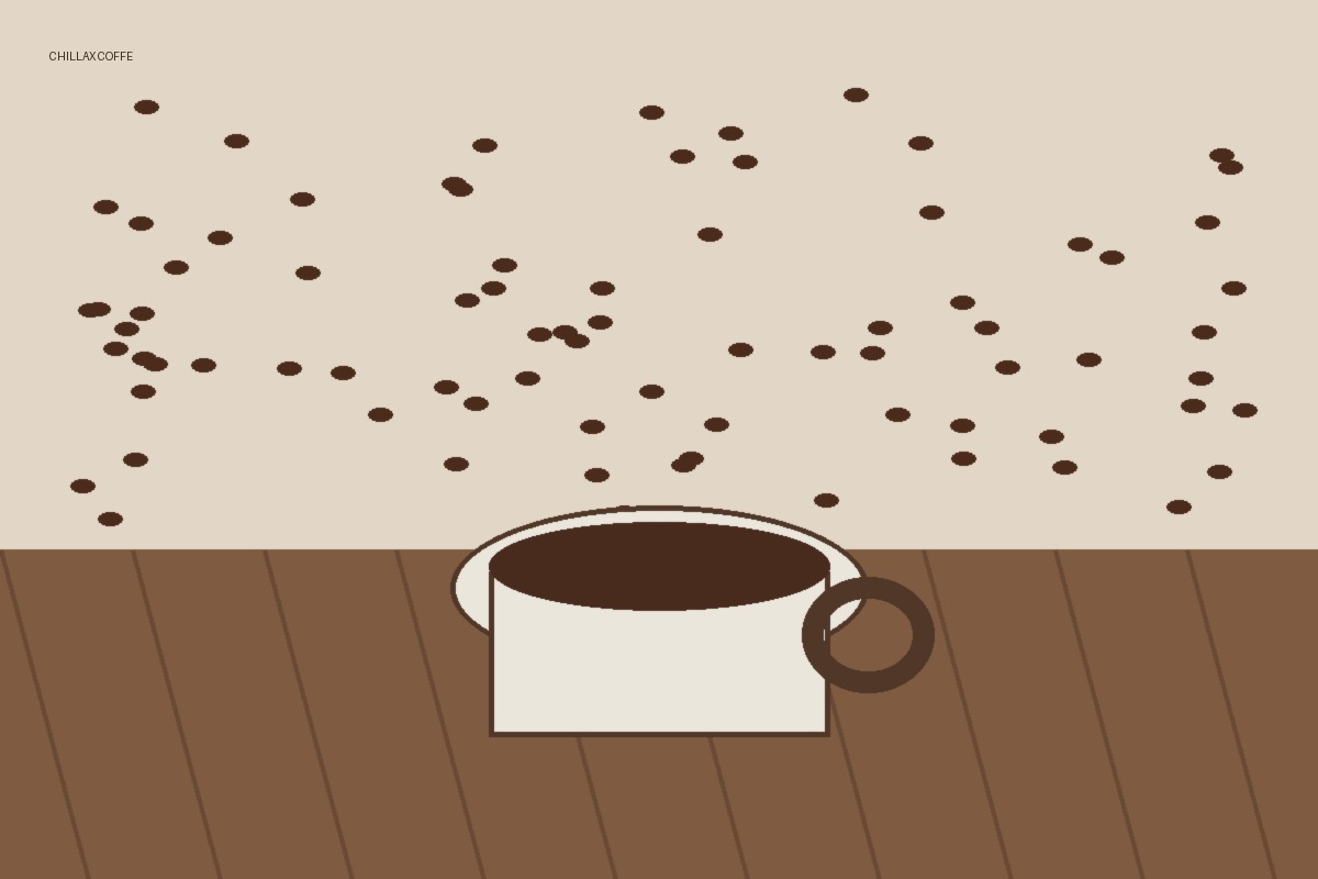 Kopi CHILLAX COFFE dengan biji kopi