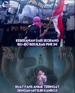 Beliau langsung mencuri perhatian