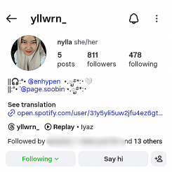 NYLLA'S INSTAGRAM