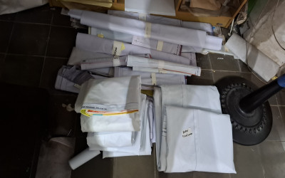 Dokumentasi Proses Kerja Industri Hari ke115 di Caraka Digital Printing