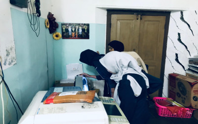 Kegiatan PKL Hari ke 3 di Caraka Digital Printing